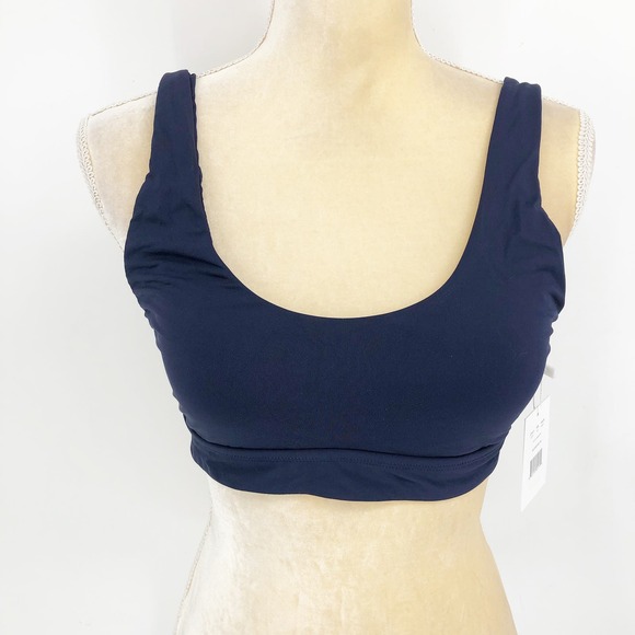 FINAL SALE: ANDIE SWIM Women's The Ventura Swim Top Medium Navy NWT - Picture 4 of 12